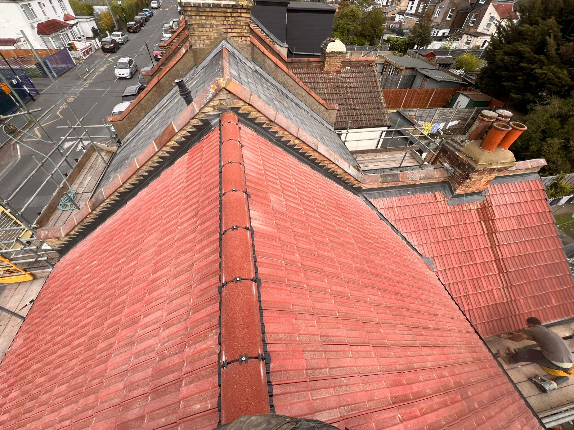 Recent roofing project 1 completed by Covers Of London Ltd in North London